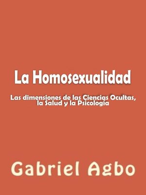 cover image of La Homosexualidad
